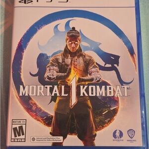 Warner Bros. Mortal Kombat PS5 Game Case - Red, Blue, and White